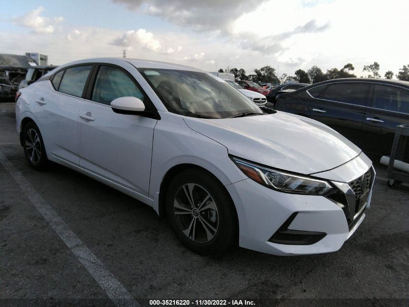 2022 NISSAN SENTRA SV VIN: 3N1AB8CV2NY233544