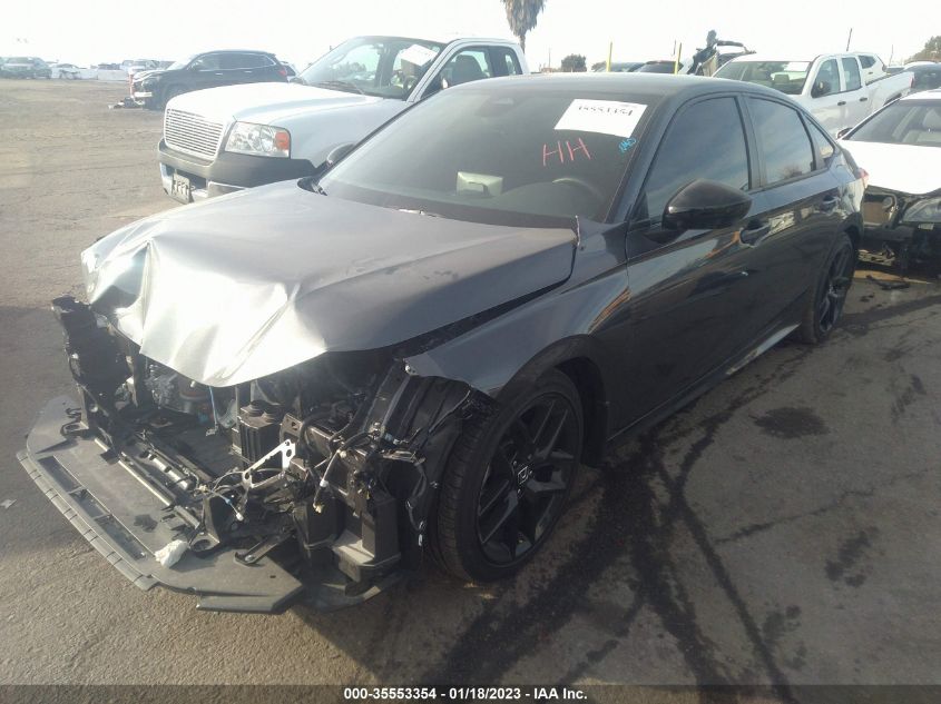 2022 HONDA CIVIC SEDAN SPORT VIN: 2HGFE2F56NH576982