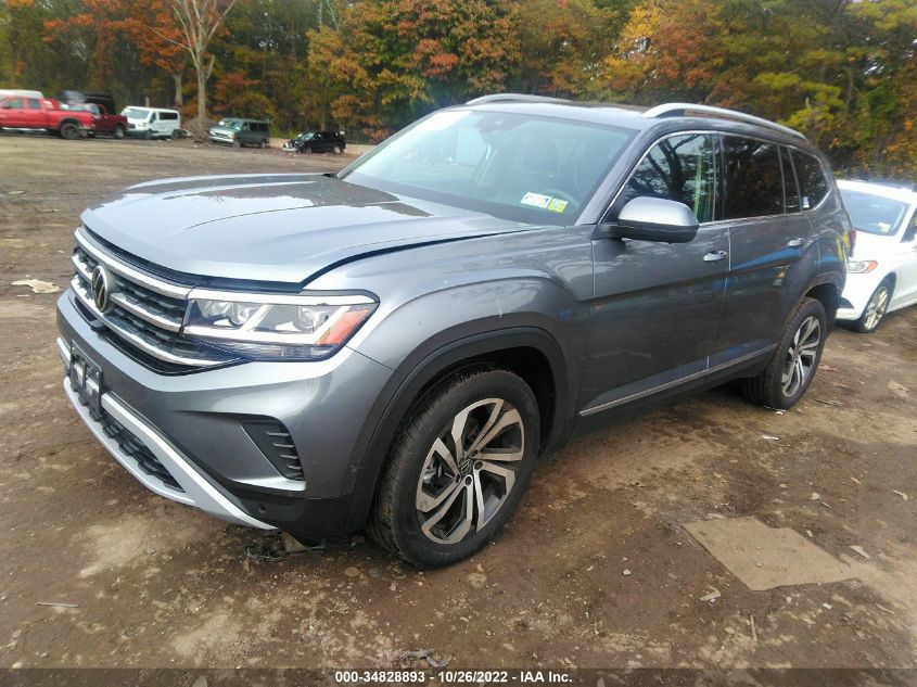 2021 VOLKSWAGEN ATLAS 3.6L V6 SEL PREMIUM VIN: 1V2TR2CA0MC585250