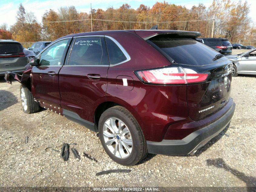 2022 FORD EDGE TITANIUM VIN: 2FMPK4K90NBA39930