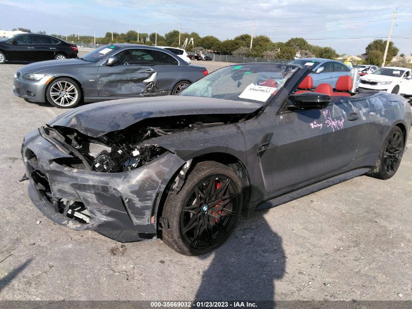 2022 BMW M4 COMPETITION XDRIVE VIN: WBS33BA07NCJ19032