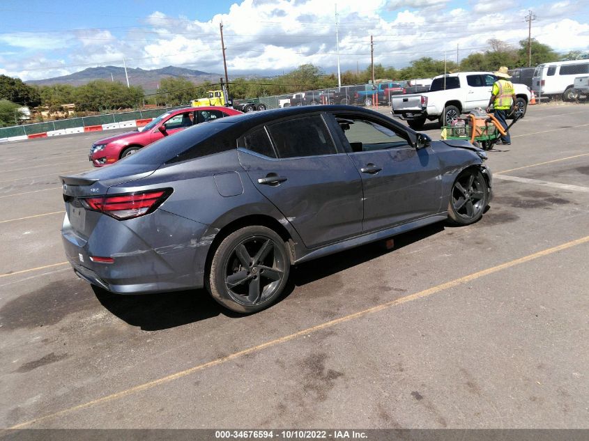 2022 NISSAN SENTRA SR VIN: 3N1AB8DV9NY204945