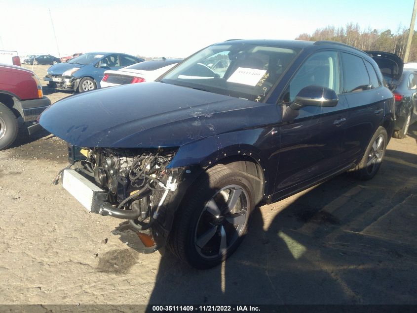 2022 AUDI Q5 S LINE PREMIUM PLUS VIN: WA1EAAFY0N2031552