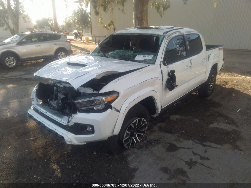 2022 TOYOTA TACOMA 4WD SR/SR5/TRD SPORT VIN: 3TMCZ5AN1NM502076