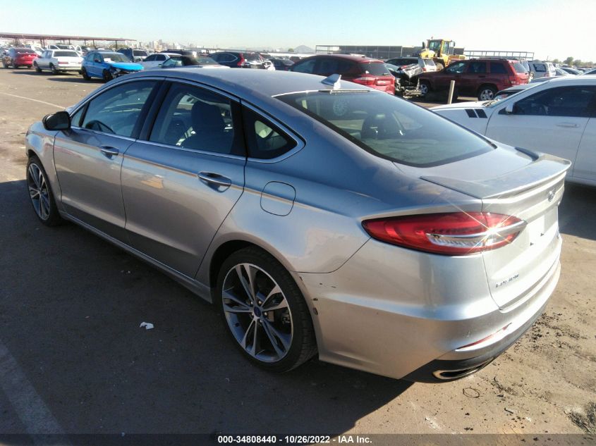 2020 FORD FUSION TITANIUM VIN: 3FA6P0D92LR136722