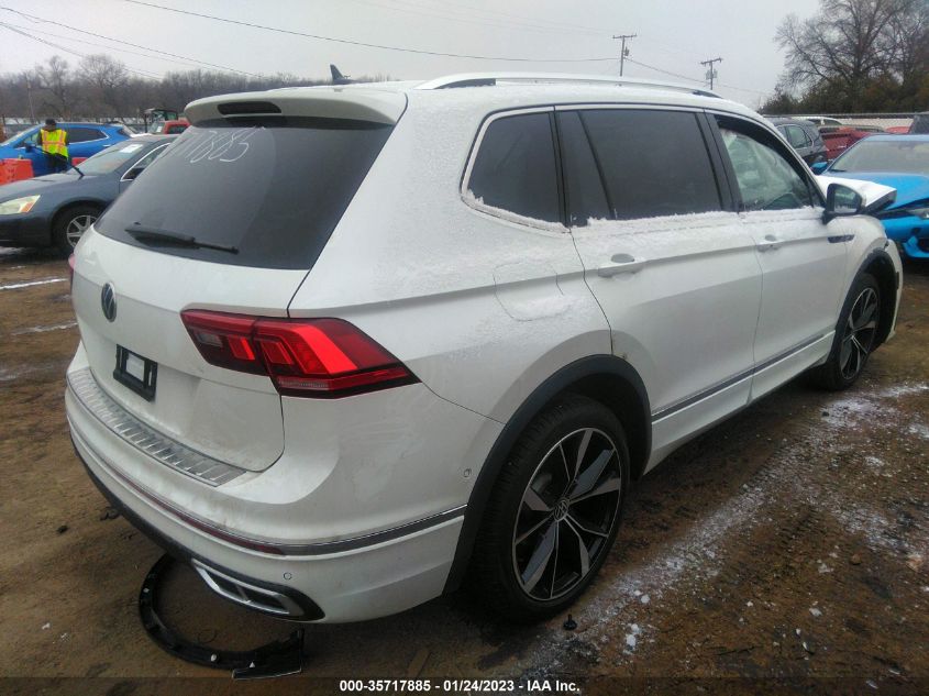 2022 VOLKSWAGEN TIGUAN SEL R-LINE VIN: 3VV4B7AXXNM113217