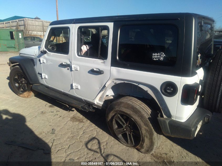 2021 JEEP WRANGLER UNLIMITED SPORT ALTITUDE VIN: 1C4HJXDN7MW867364