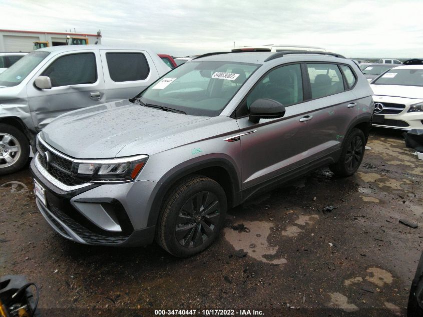 2022 VOLKSWAGEN TAOS S VIN: 3VVCX7B23NM078181