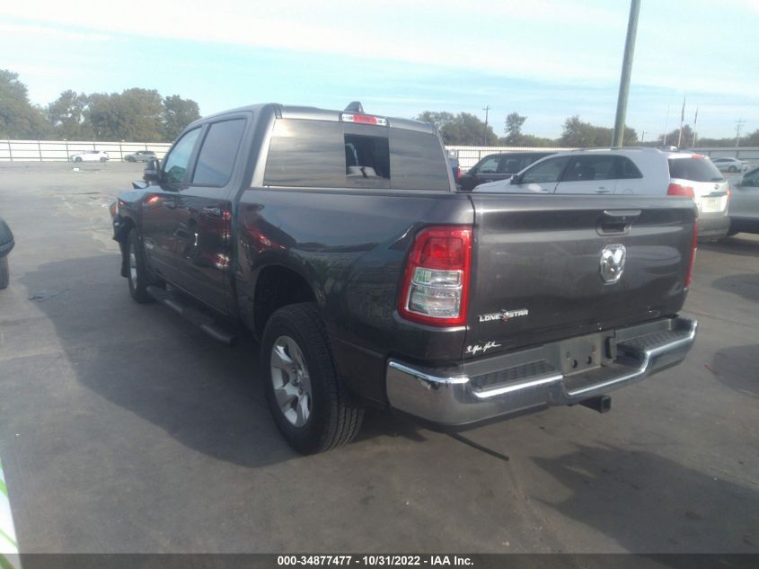 2022 RAM 1500 LONE STAR VIN: 1C6RREFGXNN202375