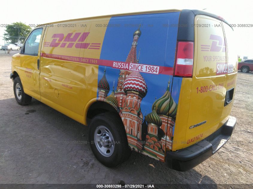 2021 CHEVROLET EXPRESS CARGO VAN VIN: 1GCWGAFP6M1167849