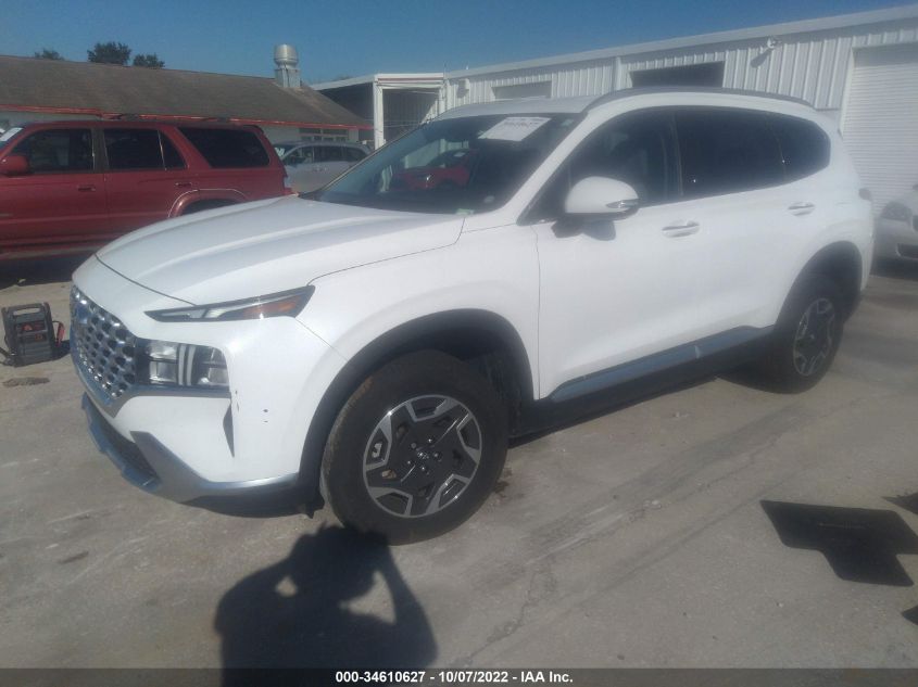 2021 HYUNDAI SANTA FE HYBRID BLUE VIN: KM8S2DA19MU008853
