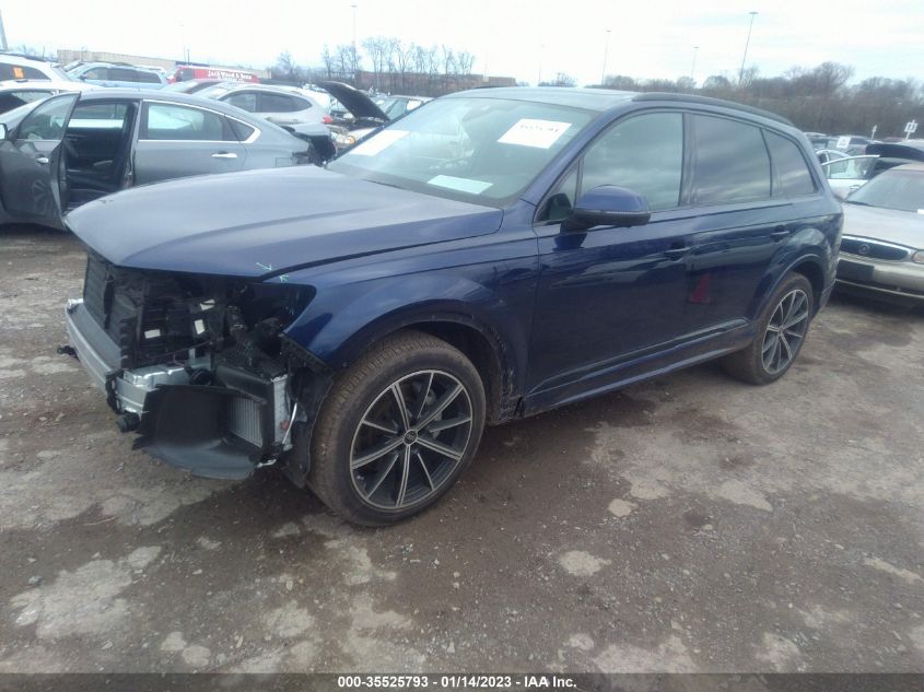 2022 AUDI Q7 PREMIUM PLUS VIN: WA1LXBF79ND009654