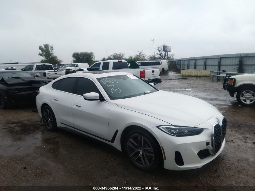 2022 BMW 4 SERIES 430I VIN: WBA63AV05NFM11377
