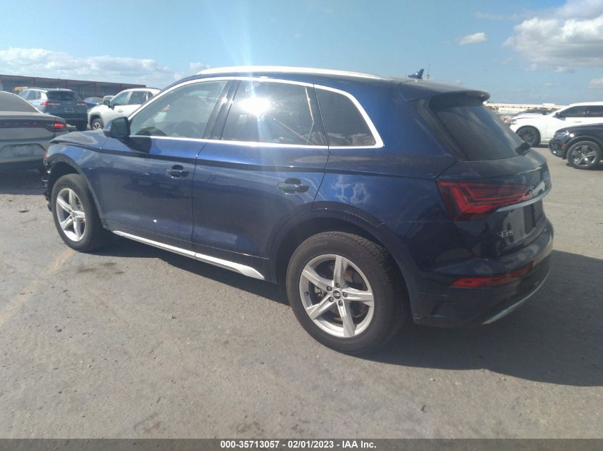 2021 AUDI Q5 PREMIUM VIN: WA1AAAFY8M2054011