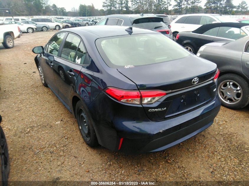 2022 TOYOTA COROLLA LE VIN: JTDEPMAE4NJ196268