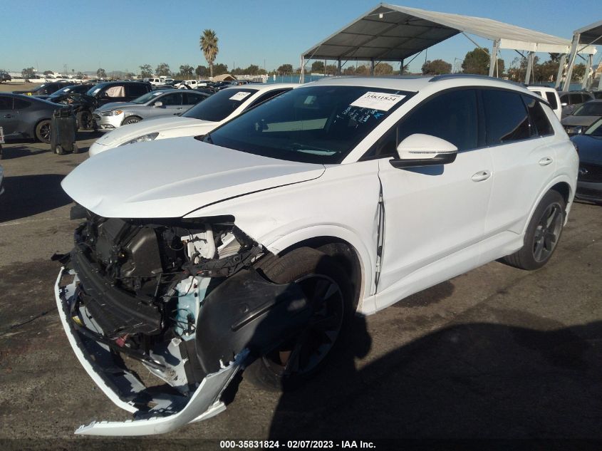 2022 AUDI Q4 E-TRON PREMIUM PLUS VIN: WA1H2BFZ7NP014646