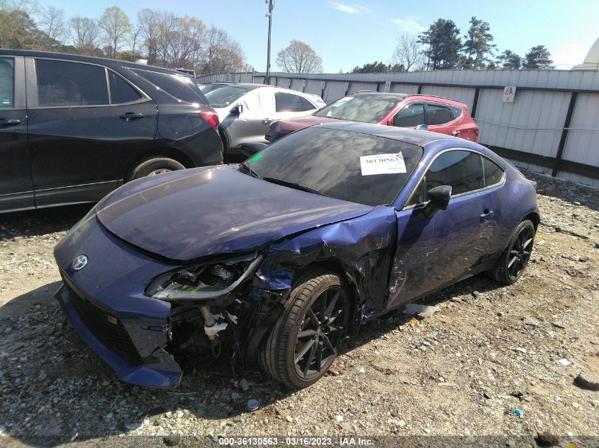 2023 TOYOTA GR86 PREMIUM VIN: JF1ZNBE16P9754165