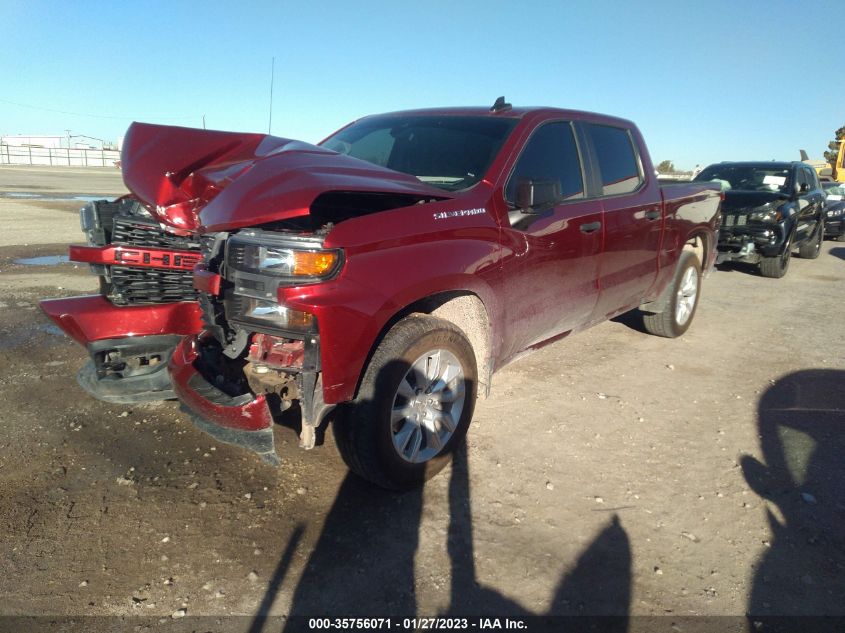 2021 CHEVROLET SILVERADO 1500 CUSTOM VIN: 1GCPWBEK9MZ410428