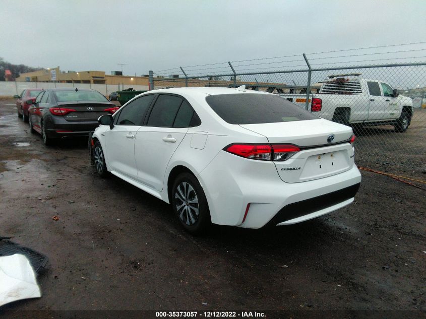 2021 TOYOTA COROLLA HYBRID LE VIN: JTDEAMDE8MJ004703
