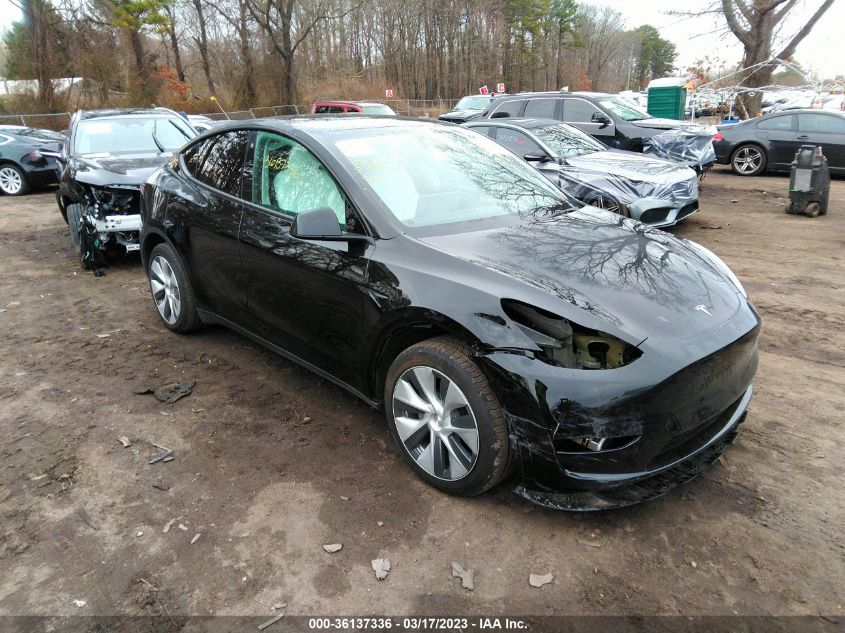 2023 TESLA MODEL Y LONG RANGE VIN: 7SAYGDEE6PF638391