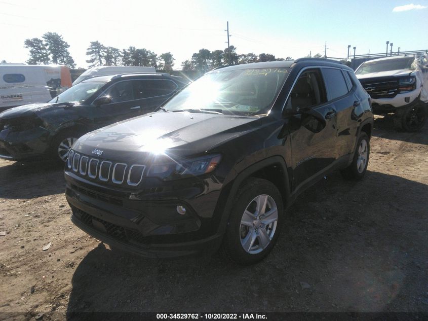 2022 JEEP COMPASS LATITUDE VIN: 3C4NJDBB1NT121610