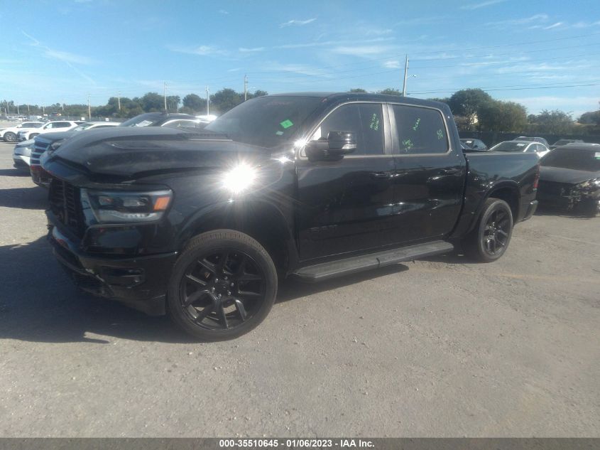 2021 RAM 1500 LARAMIE VIN: 1C6RREJT5MN833795
