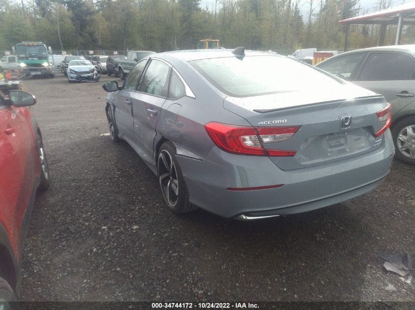 2022 HONDA ACCORD HYBRID SPORT VIN: 1HGCV3F20NA004819