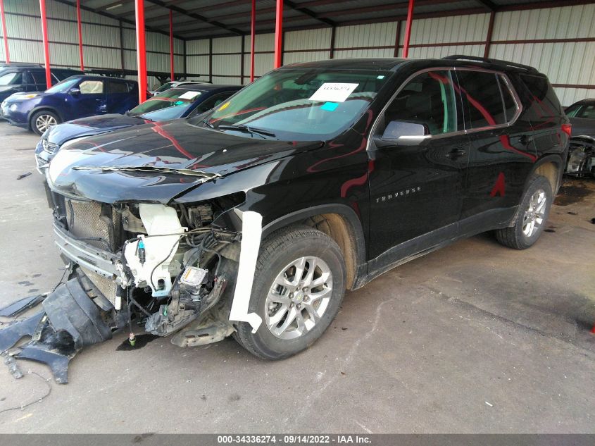 2021 CHEVROLET TRAVERSE LT LEATHER VIN: 1GNEVHKW0MJ127572