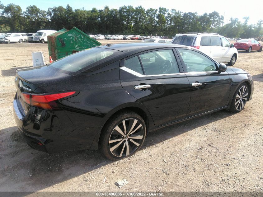 2020 NISSAN ALTIMA 2.0 PLATINUM VIN: 1N4AL4FVXLC182952
