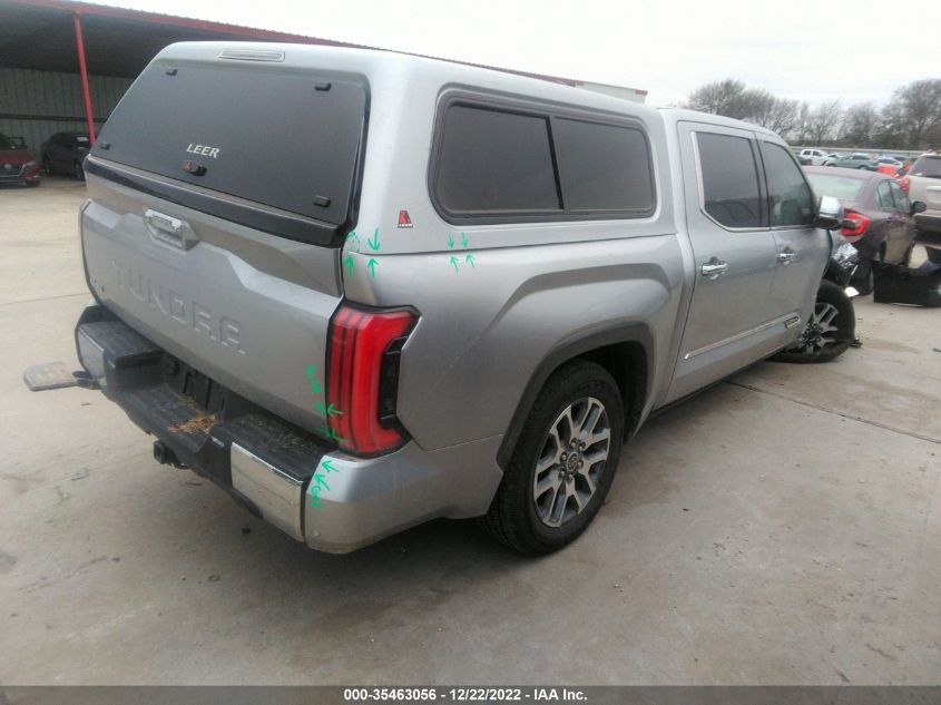 2022 TOYOTA TUNDRA 4WD 1794 EDITION VIN: 5TFMA5DB7NX014659