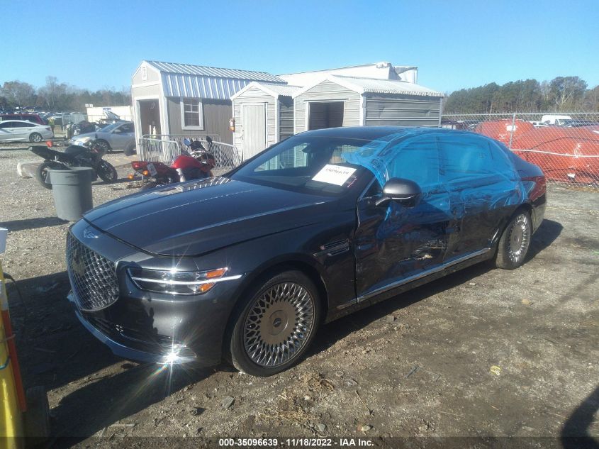 2022 GENESIS G90 3.3T PREMIUM VIN: KMTF34PA8NU092810