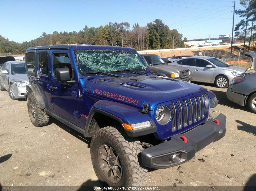 2020 JEEP WRANGLER UNLIMITED RUBICON VIN: 1C4HJXFG4LW191811