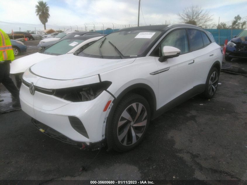 2021 VOLKSWAGEN ID.4 PRO S VIN: WVGUNPE20MP059497