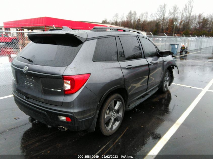 2021 HONDA PASSPORT TOURING VIN: 5FNYF7H93MB012955