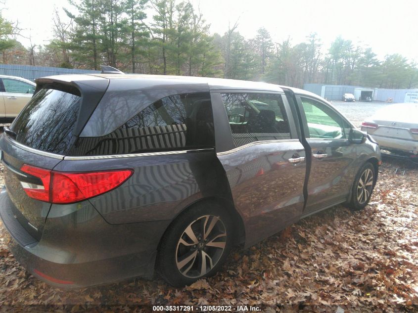 2022 HONDA ODYSSEY TOURING VIN: 5FNRL6H82NB009013