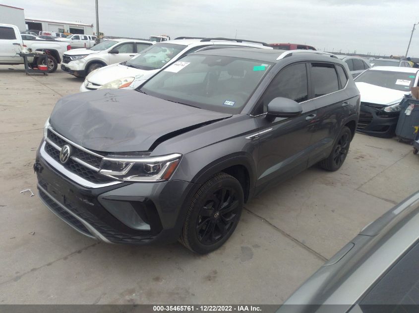 2022 VOLKSWAGEN TAOS SEL VIN: 3VV1X7B2XNM012203