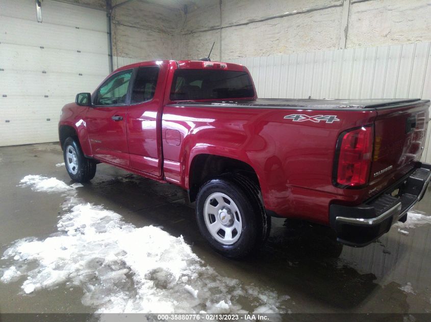 2022 CHEVROLET COLORADO 4WD WORK TRUCK VIN: 1GCHTBEN6N1110367