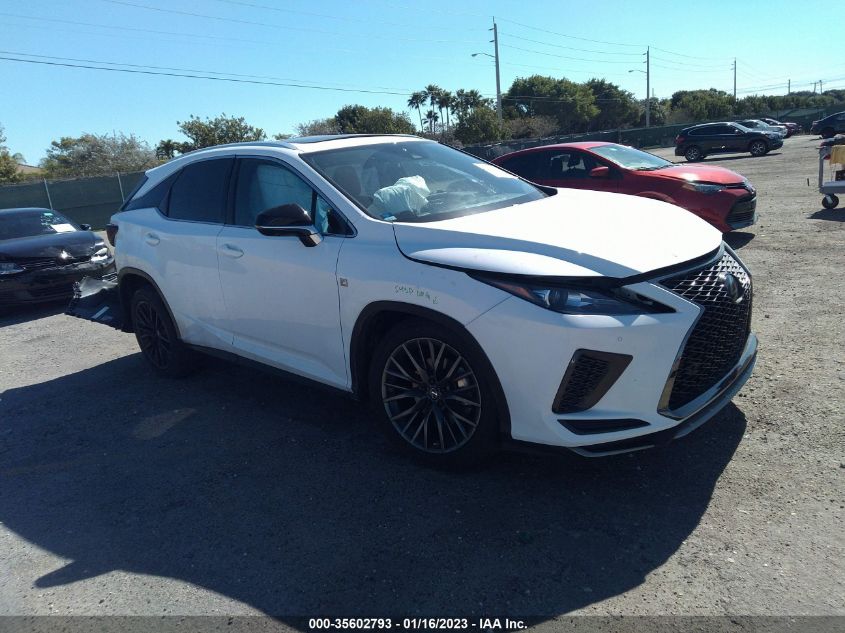 2021 LEXUS RX RX 350 F SPORT HANDLING VIN: 2T2YZMDA1MC289139