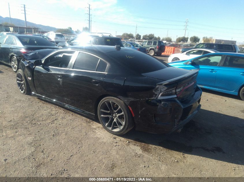 2022 DODGE CHARGER SCAT PACK VIN: 2C3CDXGJ2NH195194
