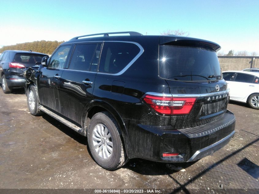2022 NISSAN ARMADA SV VIN: JN8AY2AD9N9676951