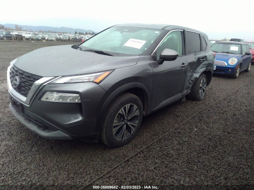 2022 NISSAN ROGUE SV VIN: 5N1BT3BB3NC672264