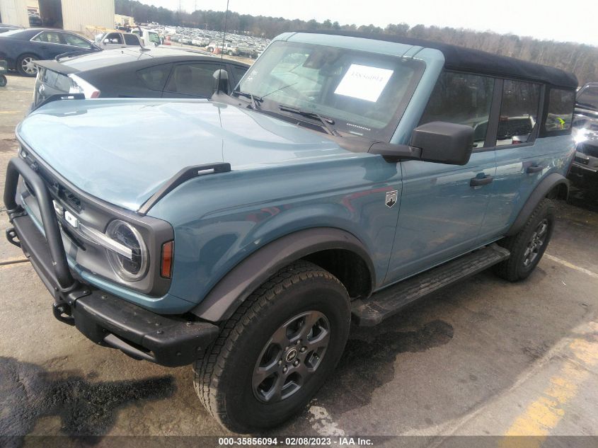 2022 FORD BRONCO BASE/BIG BEND VIN: 1FMDE5BH0NLB58164