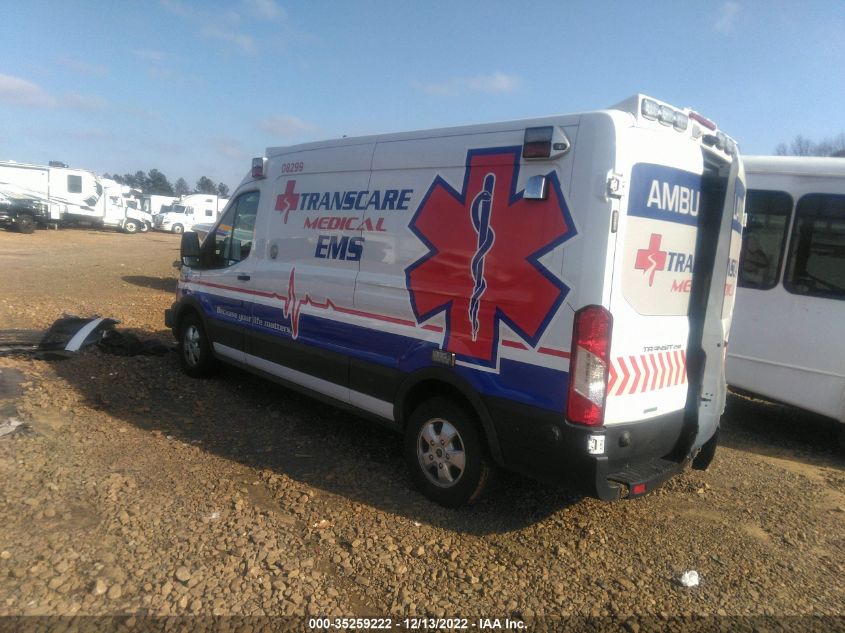 2020 FORD TRANSIT CARGO VAN VIN: 1FDBR1CG4LKB50307