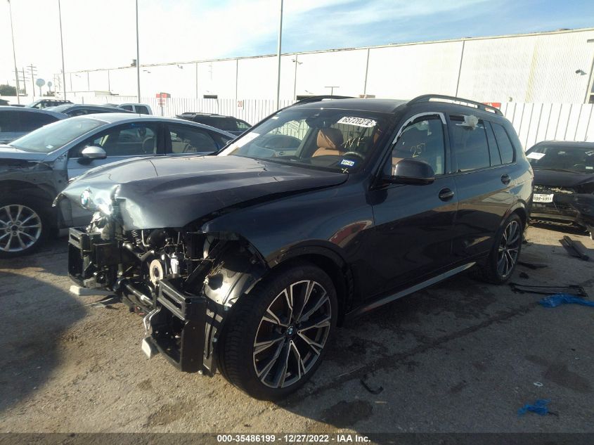 2022 BMW X7 XDRIVE40I VIN: 5UXCW2C0XN9N07282