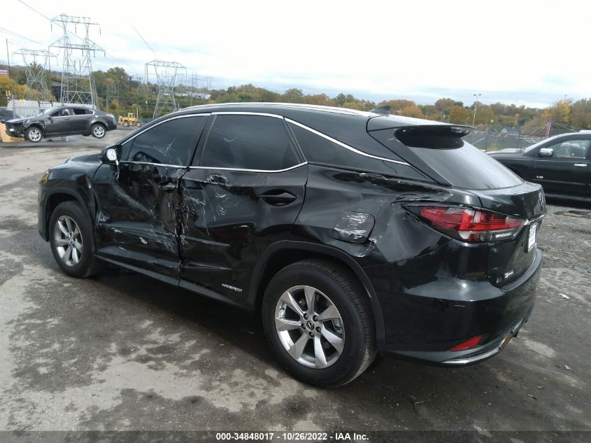2022 LEXUS RX RX 450H F SPORT HANDLING VIN: 2T2YGMDA0NC091417