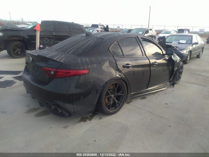 2021 ALFA ROMEO GIULIA QUADRIFOGLIO VIN: ZARFAMEV7M7644603