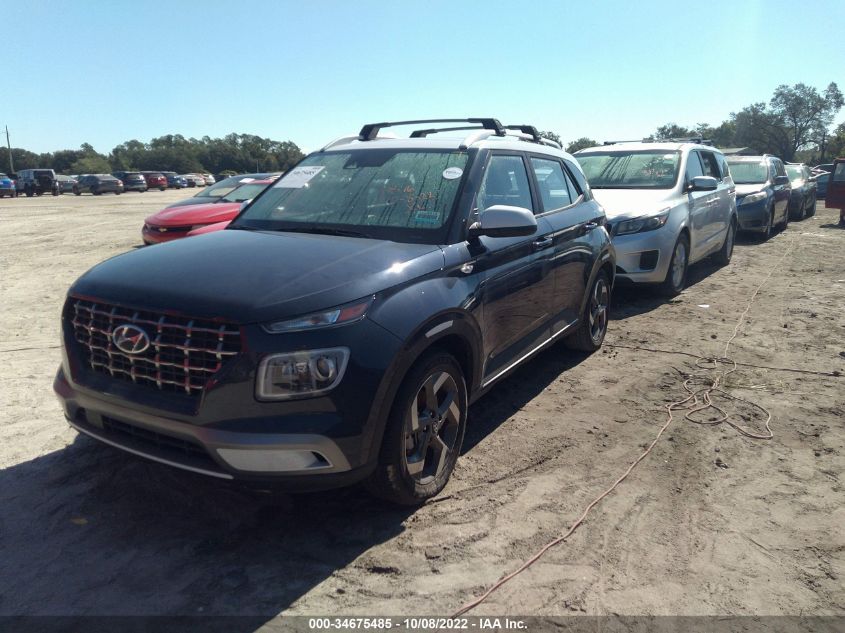 2021 HYUNDAI VENUE DENIM VIN: KMHRC8A35MU129223