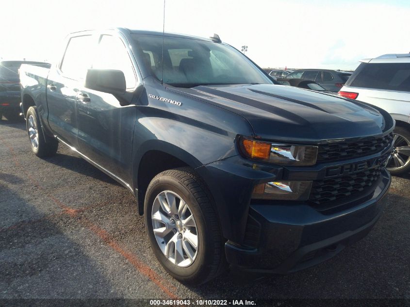 2021 CHEVROLET SILVERADO 1500 CUSTOM VIN: 3GCPWBEK2MG271095