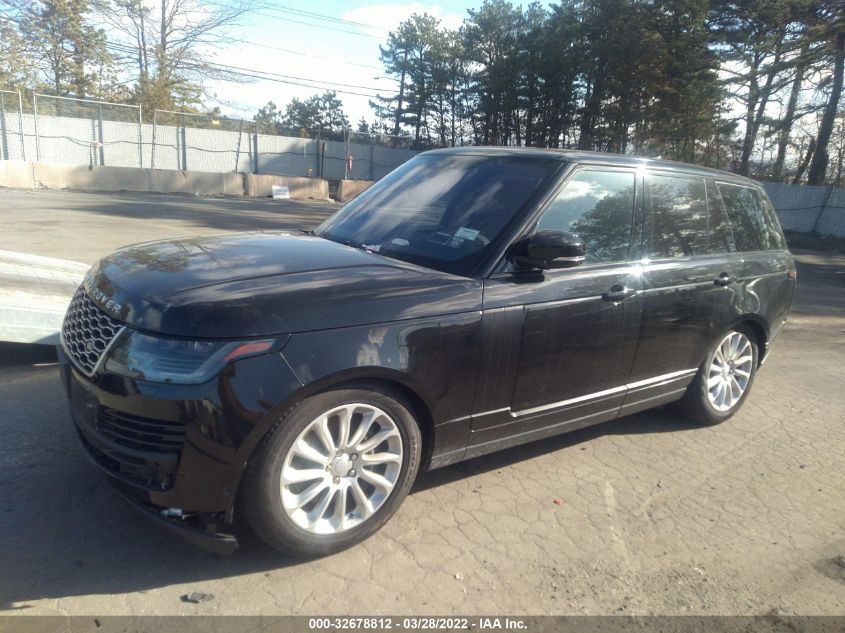 2020 LAND ROVER RANGE ROVER HSE VIN: SALGS2RU7LA402700
