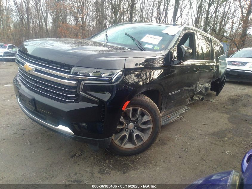2022 CHEVROLET SUBURBAN LT VIN: 1GNSKCKD1NR321107